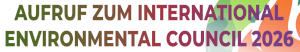 Aufruf zum International Environmental Council 2026 DE teaser