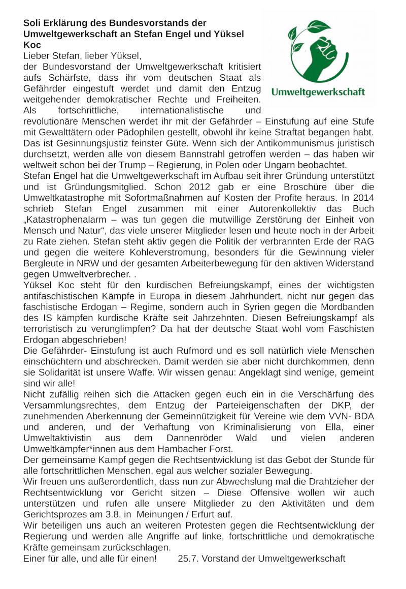 Solierklaerung Stefan Engel und Yueksel Koc q75