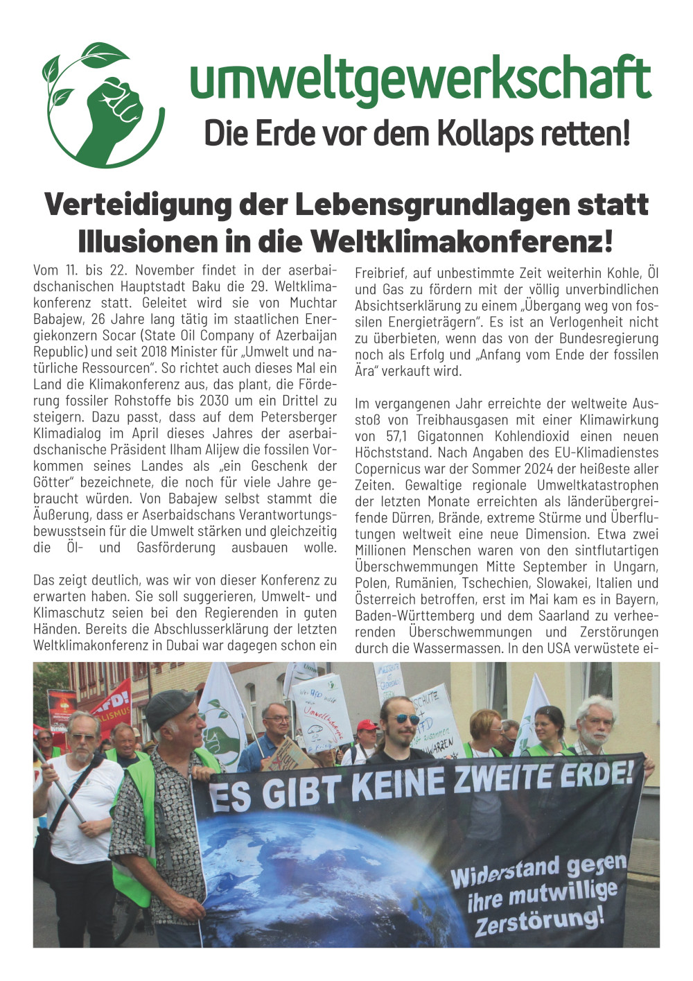 Flugblatt 16.11. 1