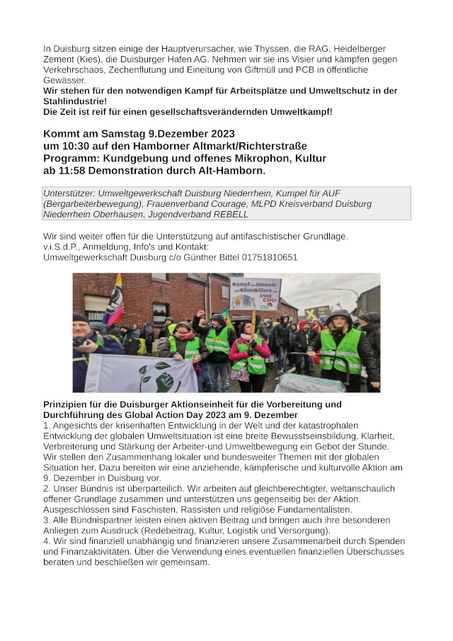 231209 Global Action Day Aufruf Duisburg b 640