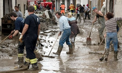 Schwere Unwetter in Bayern und Baden-Württemberg Juni 2016