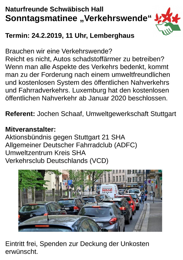 Flyer Verkehrswende NaturFreunde