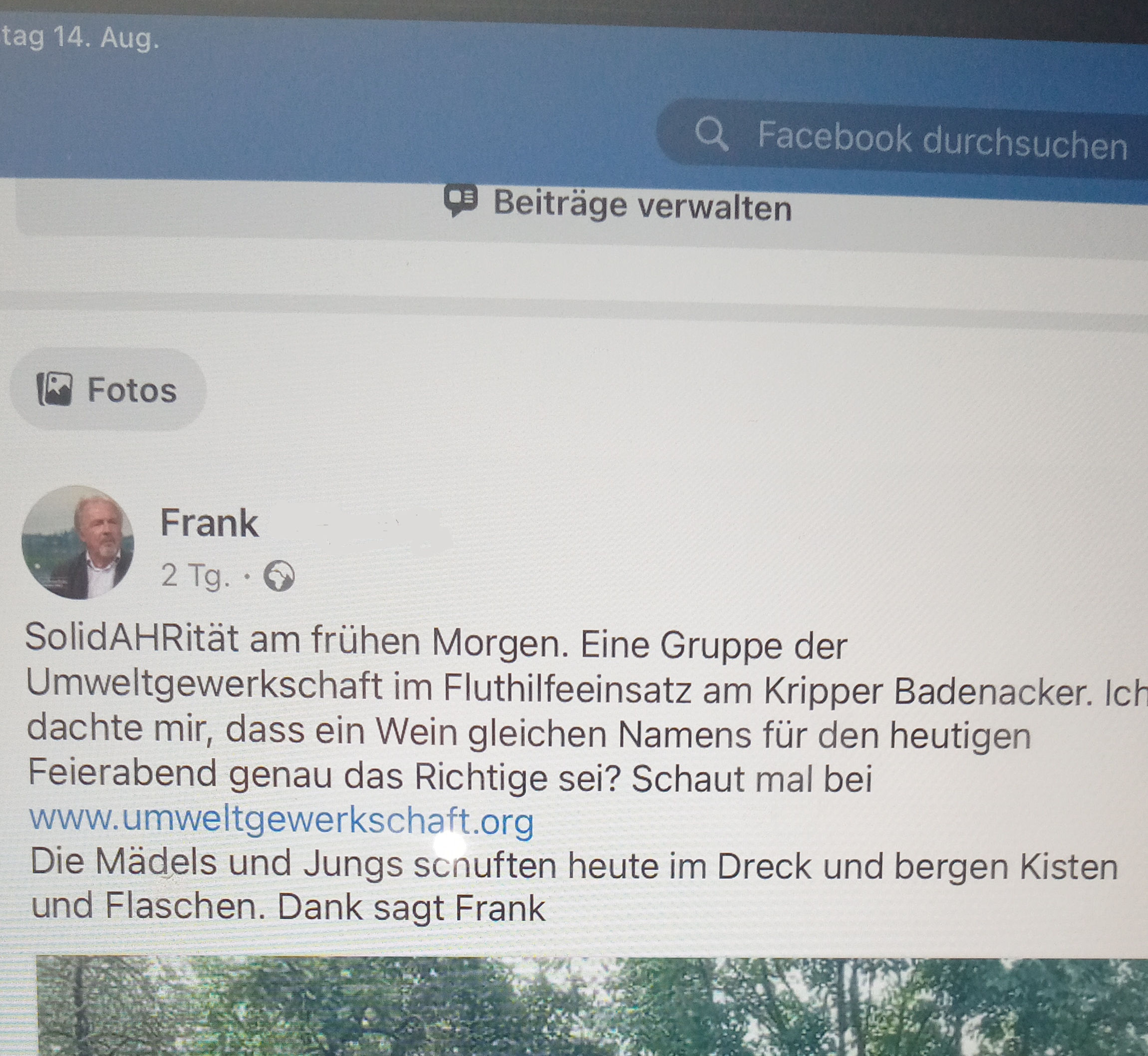 Fluthilfe2021 20 klein fb Dankeintrag Frank