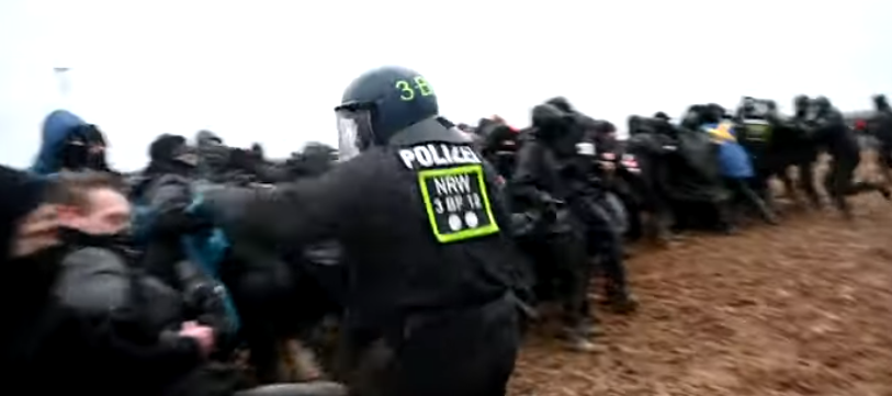 Screenshot youtube video Lützerath 14.1.23 04