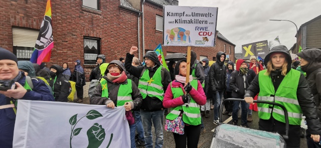 UG bei Lützerath Demo 14.1.23 01
