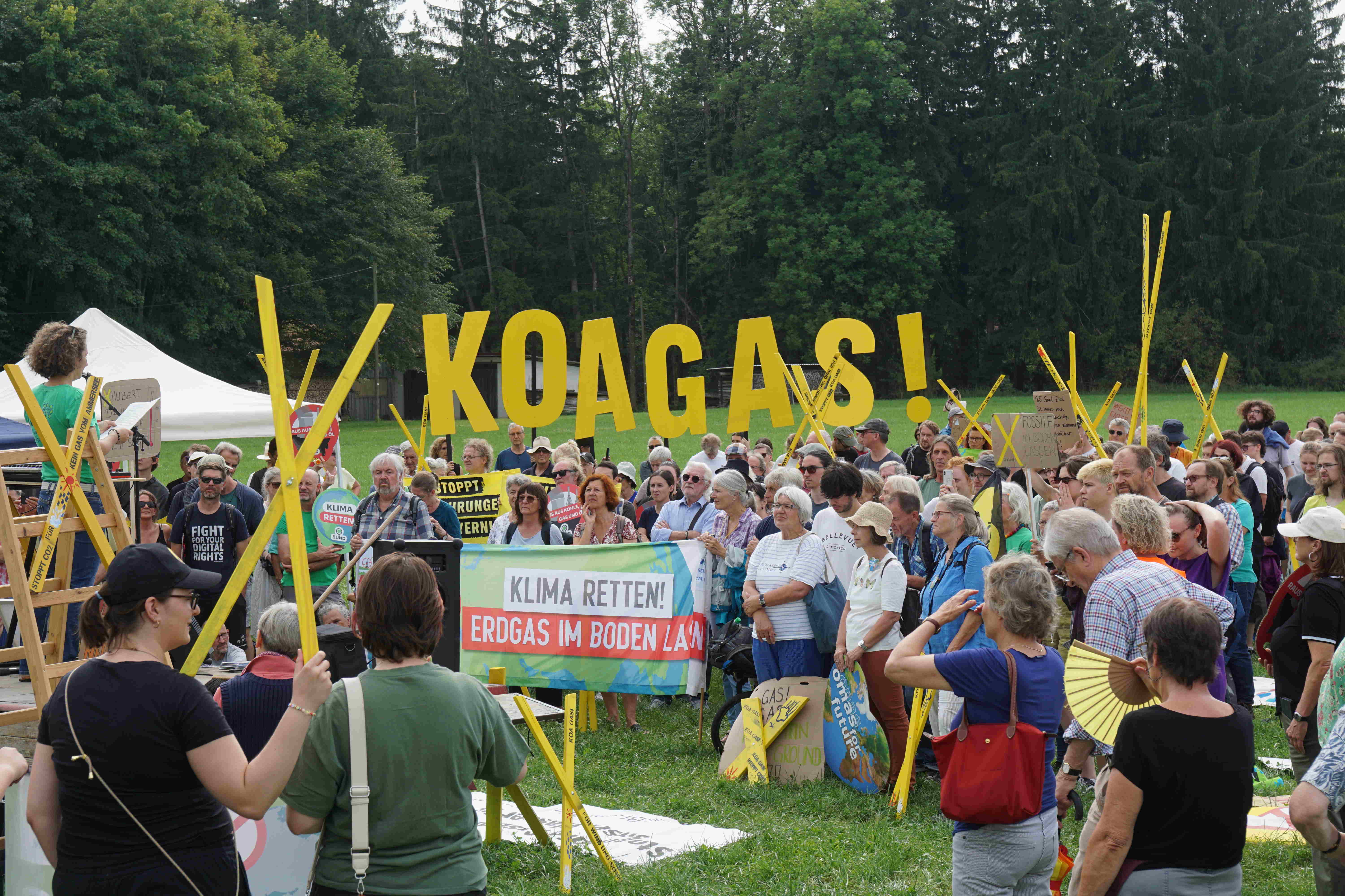 Demo gegen Gasbohrungen bei Reichling 3