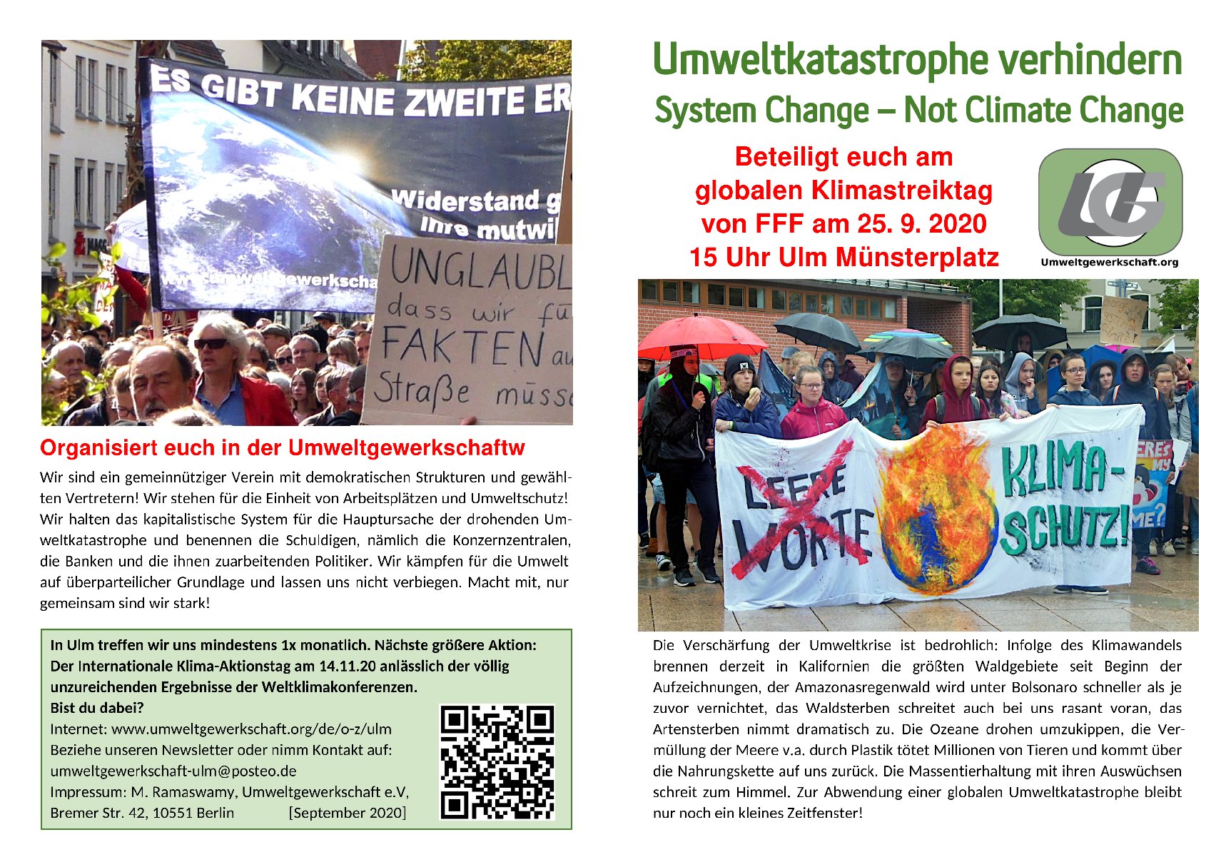 UG Ulm Flyer zu FFF Demo 25.9.20 Kopie page1 2